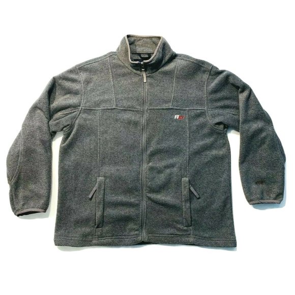 Aeropostale AeroXT Fleece Jacket Full Zip Nylon Extra Warmth Breathable Medium - Picture 1 of 12